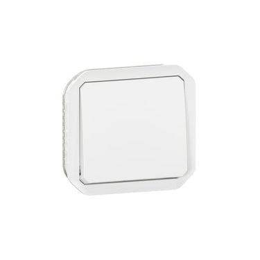PLEXO55 korrespondanceafbryder 10A 2 modul hvid - 1