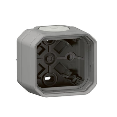 PLEXO 55 IP55 underlag 2 modul membran, grå - 1