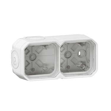 PLEXO 55 IP55 underlag 4 modul membran, hvid - 1