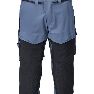 Mascot Customized Knickers med knælommer 22249 stenblå str /mørk marine str C51 - 1