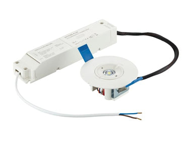 Philips Nødbelysningsdownlight EM151B LED 3W 328lm 3t IP20 Hvid Self-test - 1