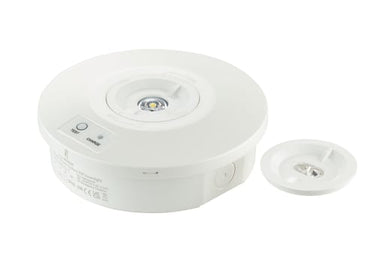 Philips Påbygget Nødbelysningsdownlight EM152C LED 2W 273lm 3t IP65 Hvid Manual test - 1