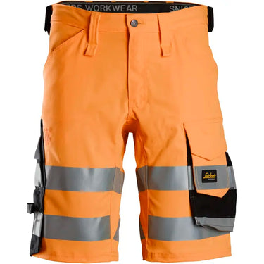 Snickers Hi-Vis shorts orange/sort kl. 1 str 58 - 1