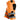 Snickers Hi-Vis shorts orange/sort kl. 1 str 46 - 4