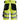 Snickers Hi-Vis shorts stretch gul/sort kl. 1 str 62 - 2