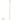 Loftstøtte 60cm for SAFIR forhængsskinne hvid - 1