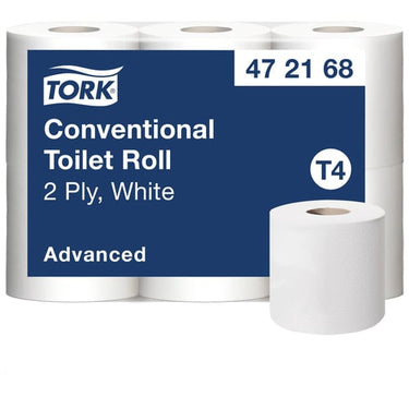 Tork T4 Toiletpapir Advanced 2-lag 6 pk a 7 stk = 42 rl - 1