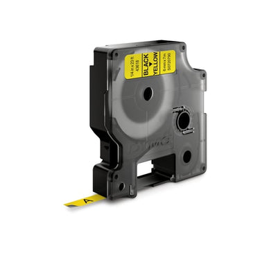 DYMO D1 tape sort/gul 6mmx7m - 1