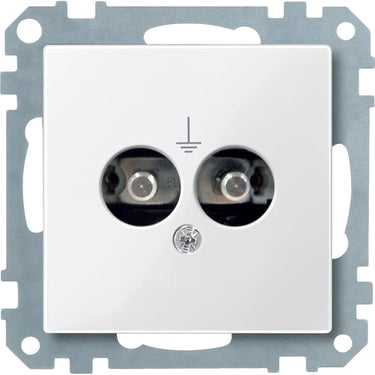 Potentialudlignings udtag polarhvid Merten-System m - 1