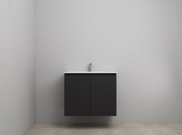 Sanibell Online usamlet møbelsæt 81x46cm matsort med 2 låger - 1