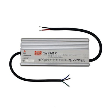 24V LED Driver 320W IP67 HLG-320-24 Mean Well - 1