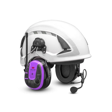 3M PELTOR WS ALERT XPI+ hjelmmontering høreværn lilla - 1