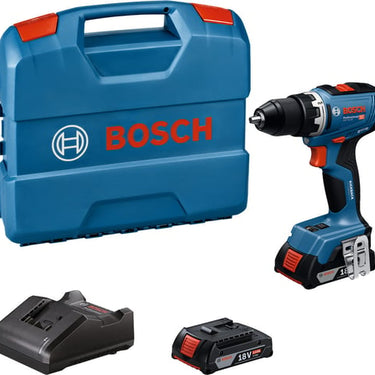 Blå Bosch Akku-Boreskruemaskine GSR 18V-65 2x2,0Ah - 1
