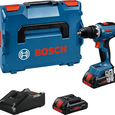 Blå Bosch Bore-/Skruemaskine GSR18V-65 2X4AH PC LB - 1