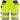 Green håndværker stretchshorts Hi-Vis gul/marine str C64 - 1
