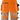 Green håndværker stretchshorts Hi-Vis orange/marine str C62 - 2