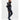 AllroundWork arbejdsbukser 6275 navy/sort str 46 - 6