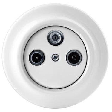 Afdækning TV/R/Sat brug indsats DKT52612 Glans hvid Decento - 1