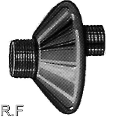 Tilgangsstykke 60 mm 3/4" x 1/2" forkr - 1