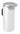 Pressalit Style sæbedispenser børstet stål/hvid 240 ml - 1