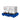 Denios Opsamlingskar Classic-line af PE til 2 IBC palletank med aftapningsområde 1800x2042xH440 mm. - 1