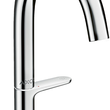 AXOR One håndvaskarmatur Select 140 med push-open bundventil krom - 1