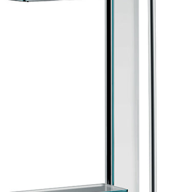 hansgrohe Unica E brusestang 150 cm krom - 1