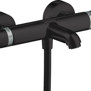 hansgrohe Ecostat Comfort kar/brusetermostat mat sort - 1