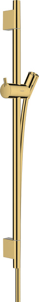 hansgrohe Unica bruserstang S Puro 65 cm med bruserslange poleret guld-optik - 1