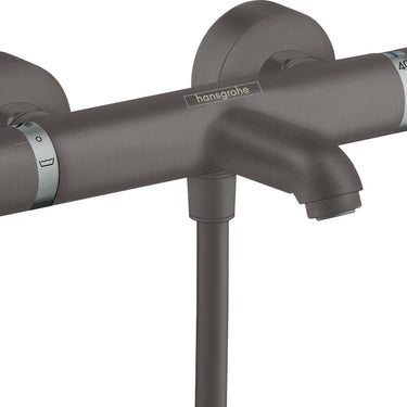 hansgrohe Ecostat Comfort kar/brusetermostat børstet sort krom - 1