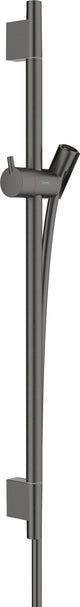 hansgrohe Unica bruserstang S Puro 65 cm med bruserslange børstet sort krom - 1