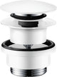 hansgrohe Push-Open bundventil 1 1/4" mat hvid - 1