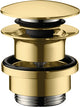 hansgrohe Push-Open bundventil 1 1/4" poleret guld-optik - 1