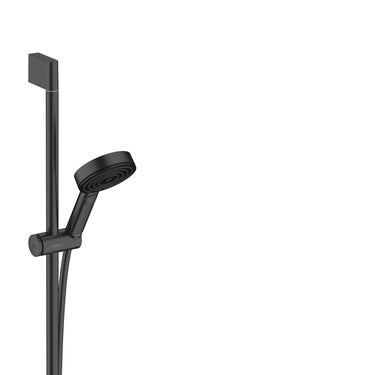 hansgrohe Pulsify Select S brusersæt 105 3jet Relaxation EcoSmart med bruserstang 65 cm mat sort - 1