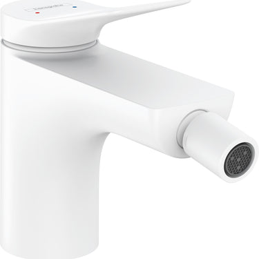 hansgrohe Vivenis bidetarmatur m/løft-op bundventil mat hvid - 1