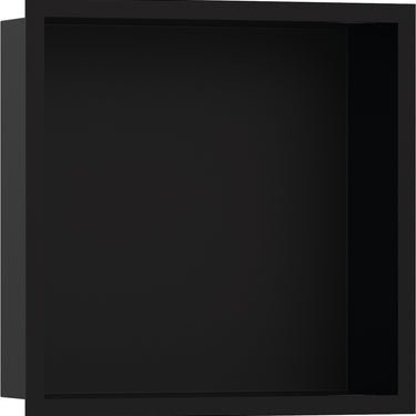 hansgrohe XtraStoris Individual vægniche mat sort med designramme 300/300/100 mat sort - 1