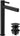 hansgrohe Finoris 1-grebs håndvaskarmatur 260 med push-open bundventil mat sort - 2