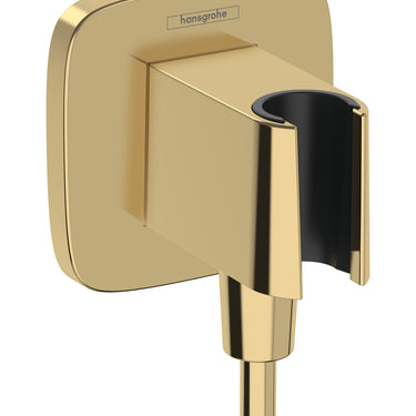 hansgrohe FixFit Q slangeudtag med bruseholder pol. guld-optik - 1