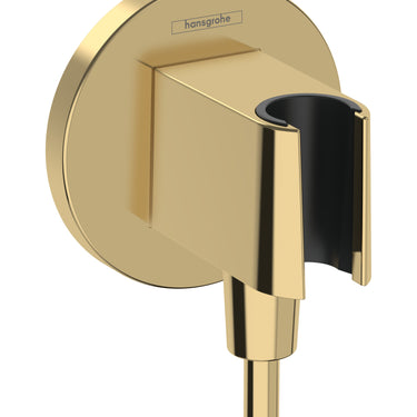 hansgrohe FixFit S slangeudtag med bruseholder pol. guld-optik - 1