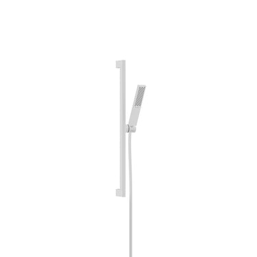 hansgrohe Pulsify E brusersæt 100 1jet EcoSmart+ m/bruserstang 65 cm mat hvid - 1