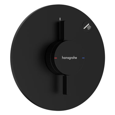 hansgrohe DuoTurn S armatur til indbygning 1 udtag mat sort - 1