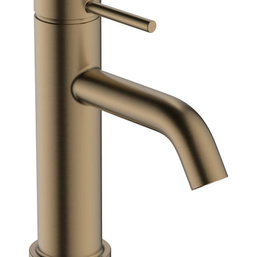 hansgrohe Tecturis S 1-grebs håndvaskarmatur 108mm tud t/hv u/bv børstet bronze - 1