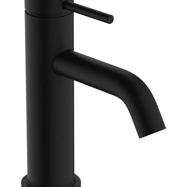 hansgrohe Tecturis S 1-grebs håndvaskarmatur 108mm tud t/hv u/bv mat sort - 1