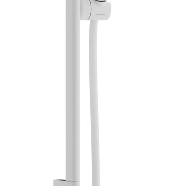 hansgrohe Pulsify S brusersæt 100 1jet EcoSmart bruserstang 65 cm mat hvid - 1