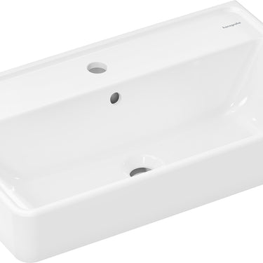 hansgrohe Xanuia Q håndvask Compact 65x39cm m/hh m/overløb hvid - 1