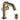 hansgrohe Tecturis S 1-grebs håndvaskarmatur 130mm tud t/hv m/push-open børstet bronze - 2