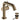 hansgrohe Tecturis S 1-grebs håndvaskarmatur 130mm tud t/hv m/bv børstet bronze - 2