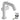 hansgrohe Tecturis S 1-grebs håndvaskarmatur 130mm tud t/hv m/bv mat hvid - 2