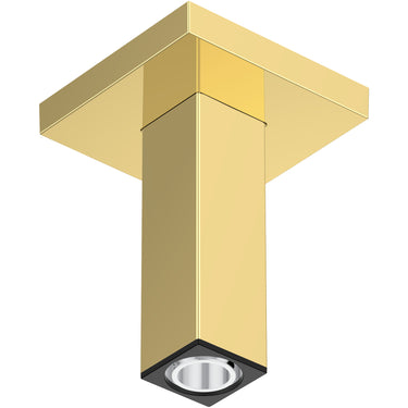 hansgrohe loftbefæstigelse E 10 cm 1/2" poleret guld-optik PVD - 1