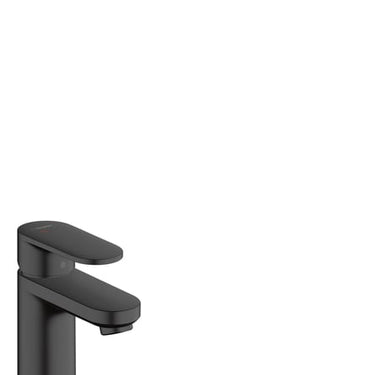 hansgrohe Vernis Blend etgrebsbatteri messing 89mm tud t/hv m/push-open mat sort - 1